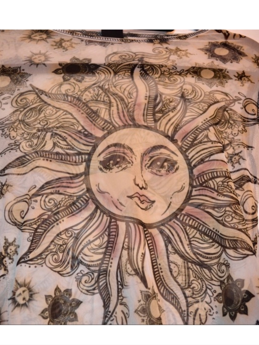 Celestial Sun Mesh Top - Picture 5 of 7